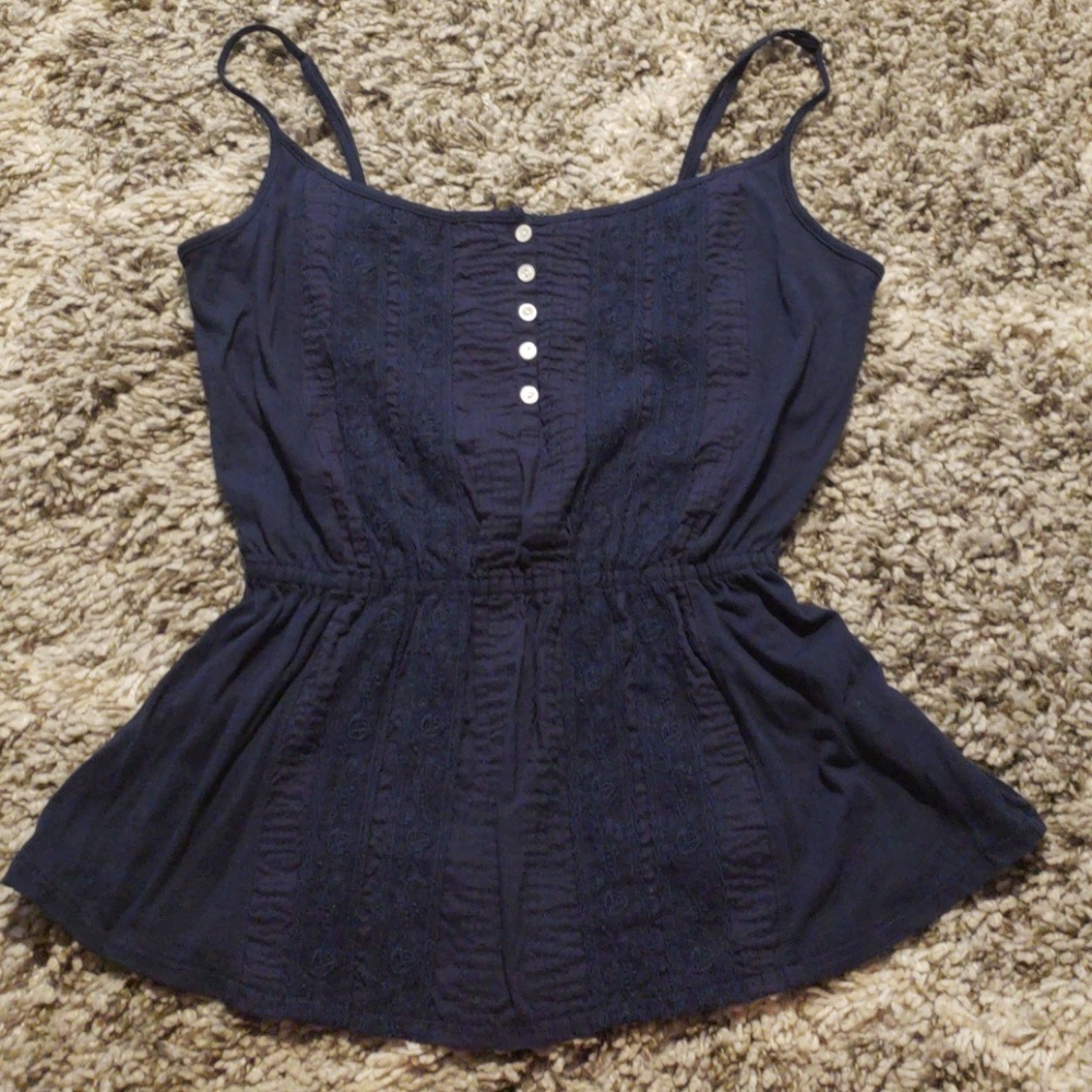 Lucky Brand Navy Tank Top